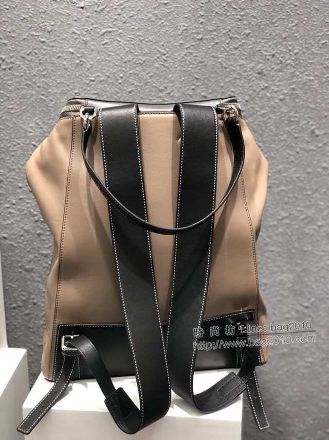 LOEWE包包 羅意威雙肩包 羅意威拼接後背包  tcl1383